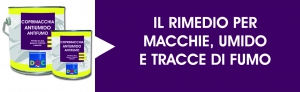 IL RIMEDIO CONTRO MACCHIE, UMIDO E TRACCE DI FUMO