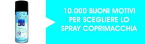 10.000 MOTIVI PER SCEGLIERE LO SPRAY COPRIMACCHIA